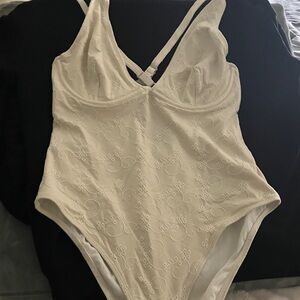 Elegant cream Lace swimsuit